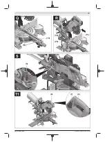 Предварительный просмотр 9 страницы Bosch Professional GCM 18V-216 Original Instructions Manual