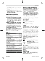 Предварительный просмотр 93 страницы Bosch Professional GCM 18V-216 Original Instructions Manual