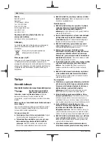 Предварительный просмотр 182 страницы Bosch Professional GCM 350-254 Original Instructions Manual