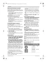 Предварительный просмотр 18 страницы Bosch Professional GCO 20-14 Original Instructions Manual