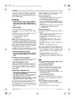 Предварительный просмотр 70 страницы Bosch Professional GCO 20-14 Original Instructions Manual