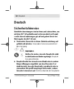 Предварительный просмотр 12 страницы Bosch Professional GCY 42 Original Instructions Manual