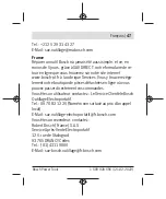 Предварительный просмотр 47 страницы Bosch Professional GCY 42 Original Instructions Manual