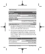 Preview for 92 page of Bosch Professional GCY 42 Original Instructions Manual