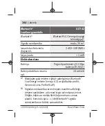 Предварительный просмотр 344 страницы Bosch Professional GCY 42 Original Instructions Manual