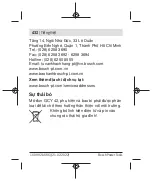 Предварительный просмотр 432 страницы Bosch Professional GCY 42 Original Instructions Manual