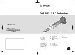 Bosch Professional GGS 18V-10 SLC Original Instructions Manual preview