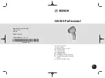 Bosch Professional GIS 500 Original Instructions Manual preview