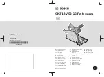 Bosch Professional GKT 18V-52 GC Original Instructions Manual preview