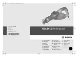 Bosch Professional GSA 16-32 Original Instructions Manual предпросмотр