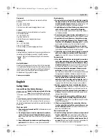 Предварительный просмотр 11 страницы Bosch Professional GSA 16-32 Original Instructions Manual