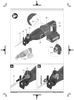 Предварительный просмотр 3 страницы Bosch Professional GSA 185-LI Original Instructions Manual