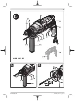 Предварительный просмотр 3 страницы Bosch Professional GSB 18-2 RE Original Instructions Manual