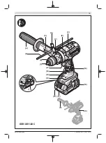 Предварительный просмотр 3 страницы Bosch Professional GSB 18V-110 C Original Instructions Manual