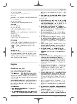 Preview for 11 page of Bosch Professional GSB-20-2 Original Instructions Manual