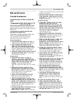 Предварительный просмотр 43 страницы Bosch Professional GSB 550 Original Instructions Manual