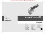 Bosch Professional GSC 12V-13 Original Instructions Manual предпросмотр