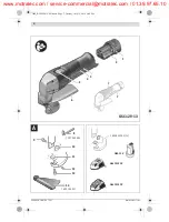 Предварительный просмотр 3 страницы Bosch Professional GSC 12V-13 Original Instructions Manual