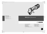 Bosch Professional GSC 9,6 V Original Instructions Manual предпросмотр