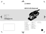 Bosch Professional GSS 23 A Original Instructions Manual preview