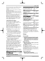 Preview for 91 page of Bosch Professional GSS 23 A Original Instructions Manual