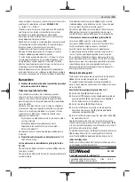 Preview for 119 page of Bosch Professional GSS 23 A Original Instructions Manual