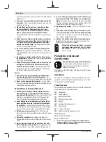 Preview for 12 page of Bosch Professional GTB 12V-11 Heavy Duty Original Instructions Manual