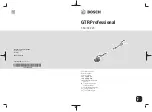 Bosch Professional GTR 55-225 Original Instructions Manual предпросмотр