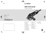 Preview for 1 page of Bosch Professional GWS 11-125 P Original Instructions Manual