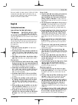 Preview for 19 page of Bosch Professional GWS 11-125 P Original Instructions Manual