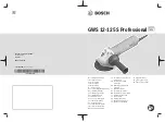 Bosch Professional GWS 12-125 S Original Instructions Manual preview