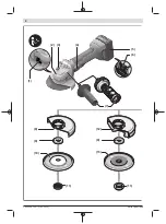 Предварительный просмотр 4 страницы Bosch Professional GWS 180-LI Original Instructions Manual