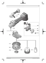 Предварительный просмотр 5 страницы Bosch Professional GWS 180-LI Original Instructions Manual