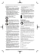 Preview for 11 page of Bosch Professional GWX 18V-8 Original Instructions Manual