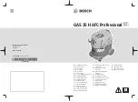 Предварительный просмотр 1 страницы Bosch Professional Heavy Duty GAS 35 H AFC Original Instructions Manual