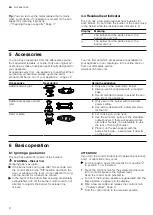 Preview for 8 page of Bosch PRS9A6D70 User Manual