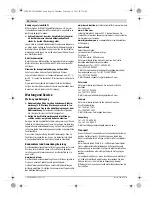 Предварительный просмотр 10 страницы Bosch PSA 18 LI Original Instructions Manual