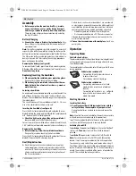 Предварительный просмотр 14 страницы Bosch PSA 18 LI Original Instructions Manual