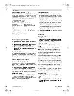 Предварительный просмотр 12 страницы Bosch PSA 9000E Original Instructions Manual