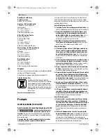 Предварительный просмотр 14 страницы Bosch PSA 9000E Original Instructions Manual