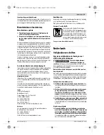 Предварительный просмотр 33 страницы Bosch PSA 9000E Original Instructions Manual