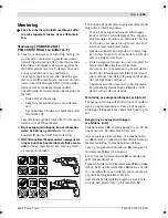 Предварительный просмотр 105 страницы Bosch PSB 1000-2 RCA Original Instructions Manual