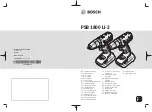 Bosch PSB 1800 LI-2 Original Instructions Manual предпросмотр