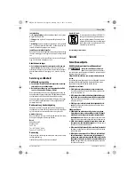 Предварительный просмотр 49 страницы Bosch PSB 550 RE Original Instructions Manual