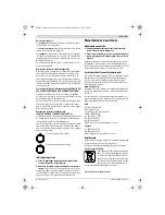 Предварительный просмотр 49 страницы Bosch PSB 6200 RE Original Instructions Manual