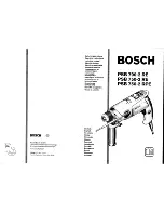 Bosch PSB 700-2 RE Operating Instructions Manual предпросмотр