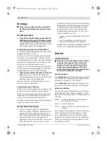 Preview for 8 page of Bosch PSE 180 E Original Instructions Manual