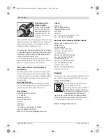 Preview for 20 page of Bosch PSE 180 E Original Instructions Manual