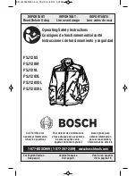 Предварительный просмотр 1 страницы Bosch PSJ1203XL Operating/Safety Instructions Manual