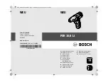 Preview for 1 page of Bosch PSR 10,8 LI Original Instructions Manual